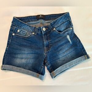 7 for all mankind girls Jean shorts